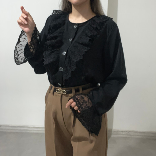 شومیز زنانه توردار