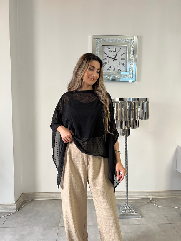 پانچو جنس حریر