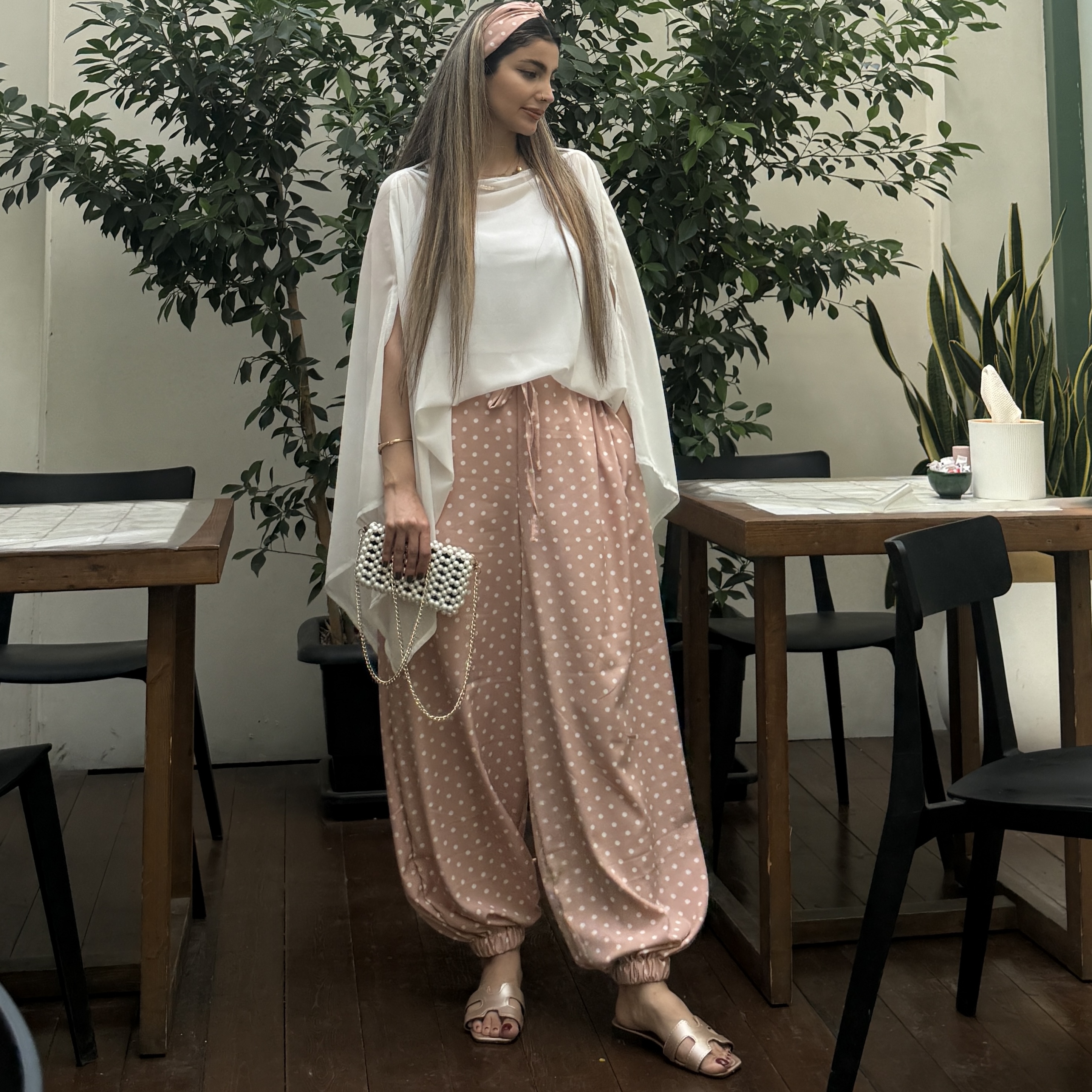 شلوار سندبادی جنس کرپنخ