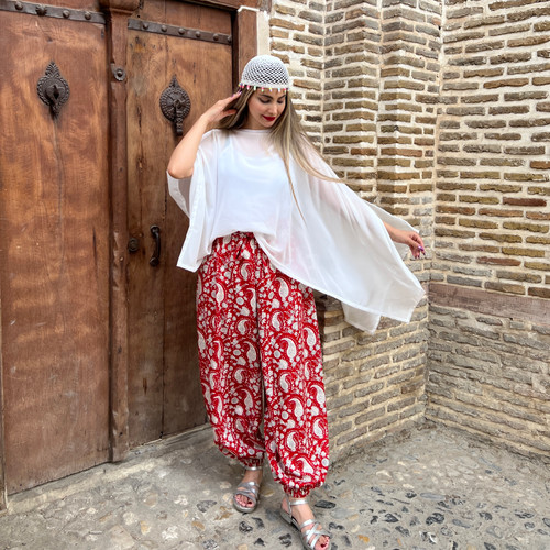 شلوار سندبادی جنس کرپنخ