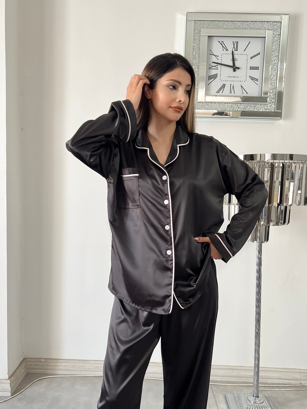 ست راحتی جنس ساتن ابریشم