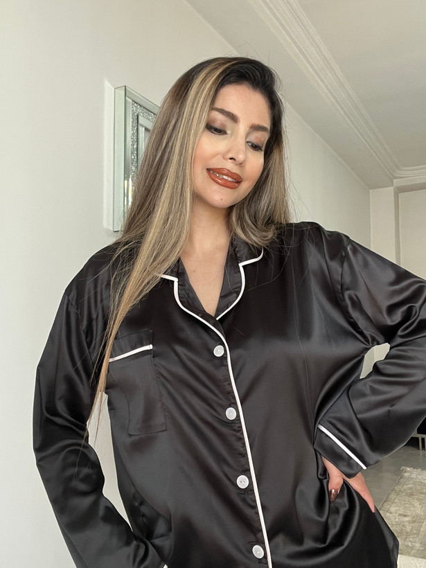ست راحتی جنس ساتن ابریشم